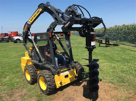 skid steer earth augers